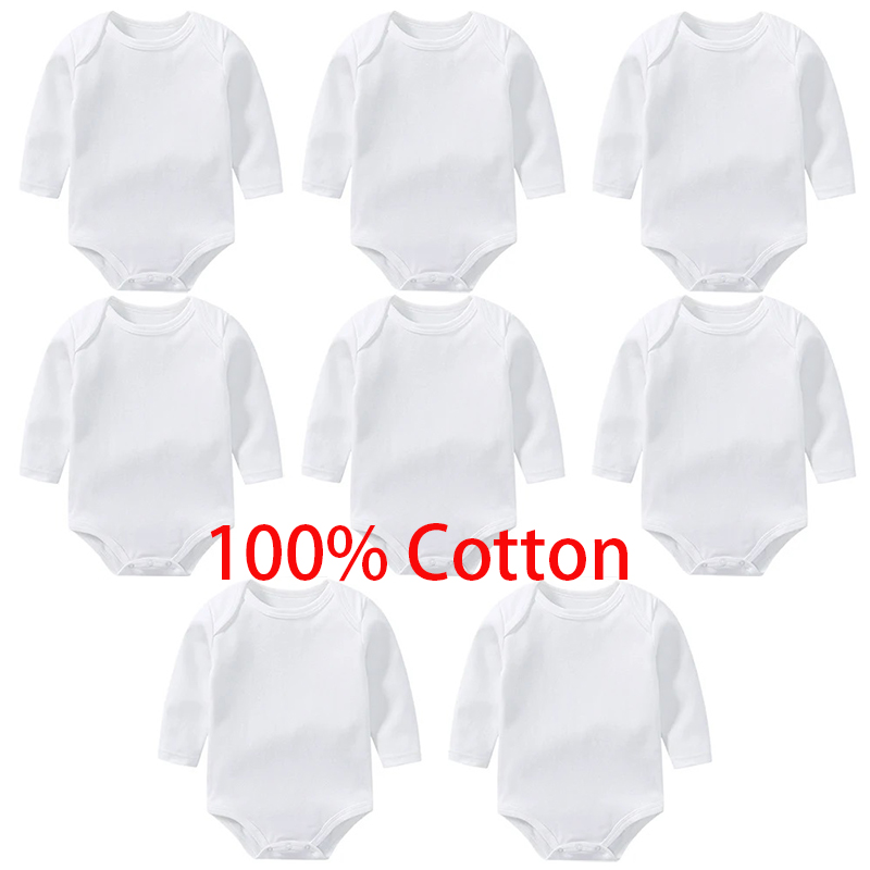 Baby Clothing Brands - 3/8 adet/grup Uzun Kollu Bebek Bodysuits