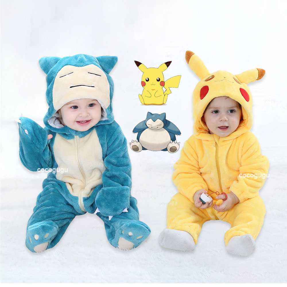 Baby Clothing On Sale - Pokemon Kostüm 0-5 Y Bebek Snorlax