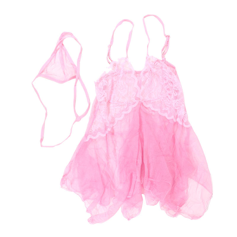 Baby Clothing For Sleep - Seksi iç çamaşırı bayan ipek dantel