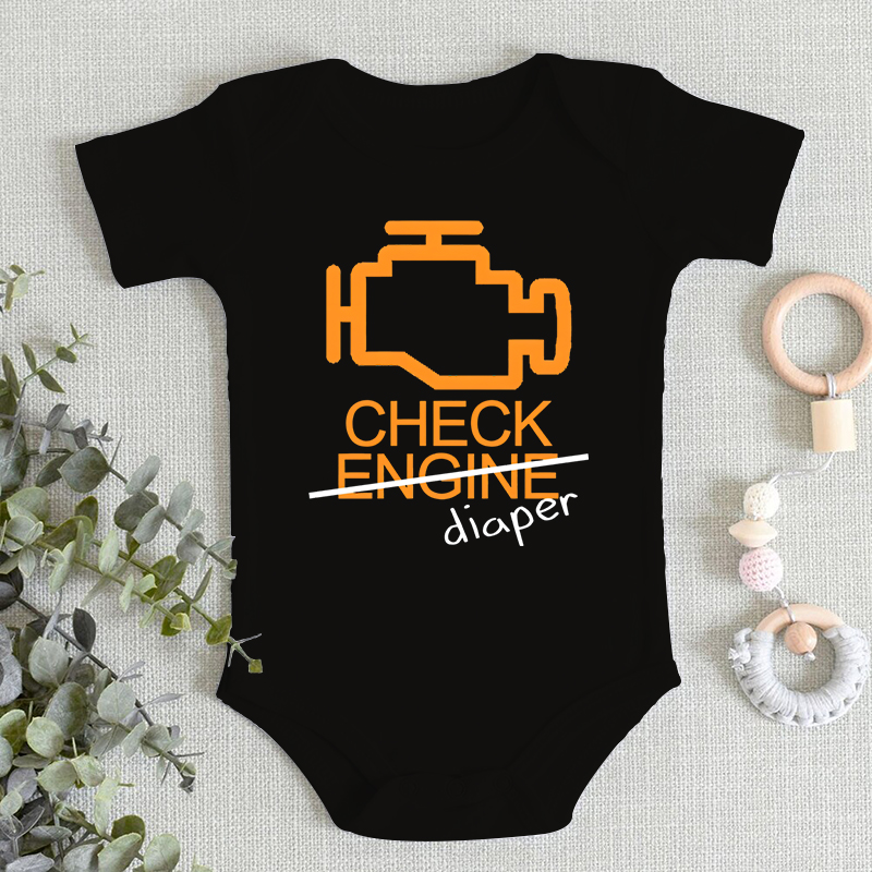 Baby Clothing Brands - Komik Desenli Bebek Bezi Harfli Tasarım