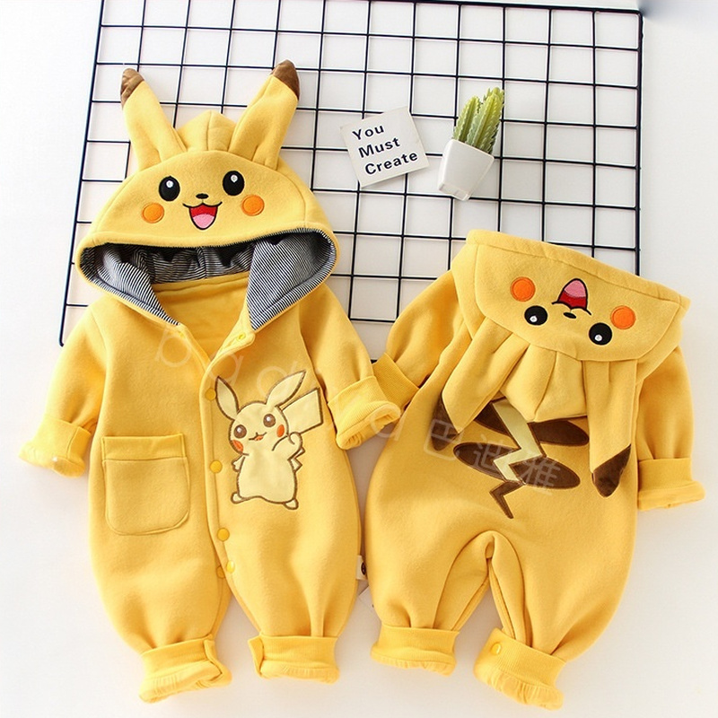 Baby Clothing On Sale - Karikatür Cep Canavarları Bebek Pijama Yenidoğan
